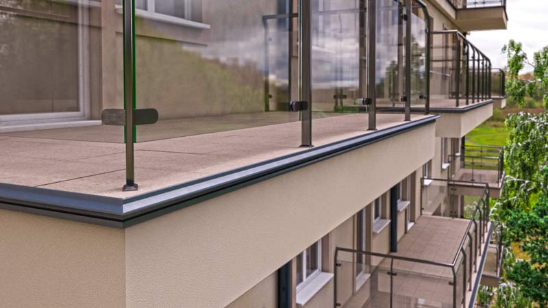 Trwałe i estetyczne wykończenie balkonu/tarasu - systemowe rozwiązania Renoplast